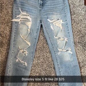 Blakeley Women's Straight Leg Jeans - Light Blue